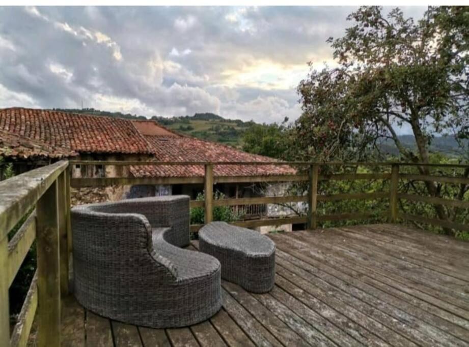 La Casina Roja - Santolaya De Cabranes Villa Arboleya Exterior foto